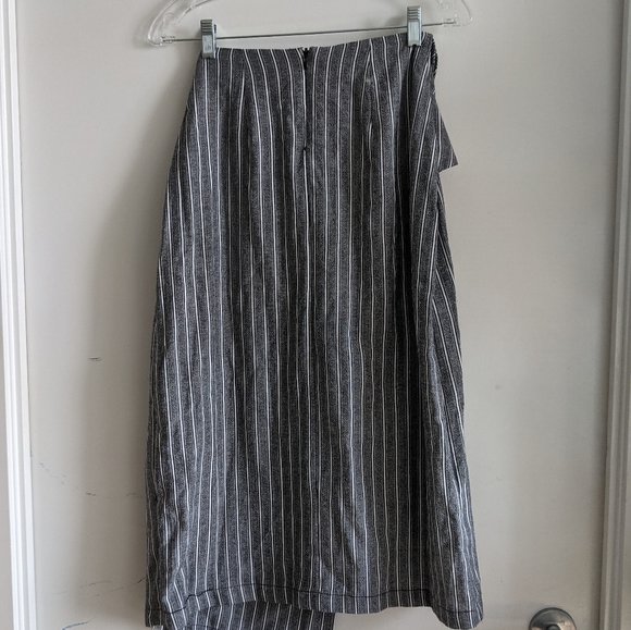 NWT Free People Grey Motif Asymmetrical Skirt - Picture 5 of 5